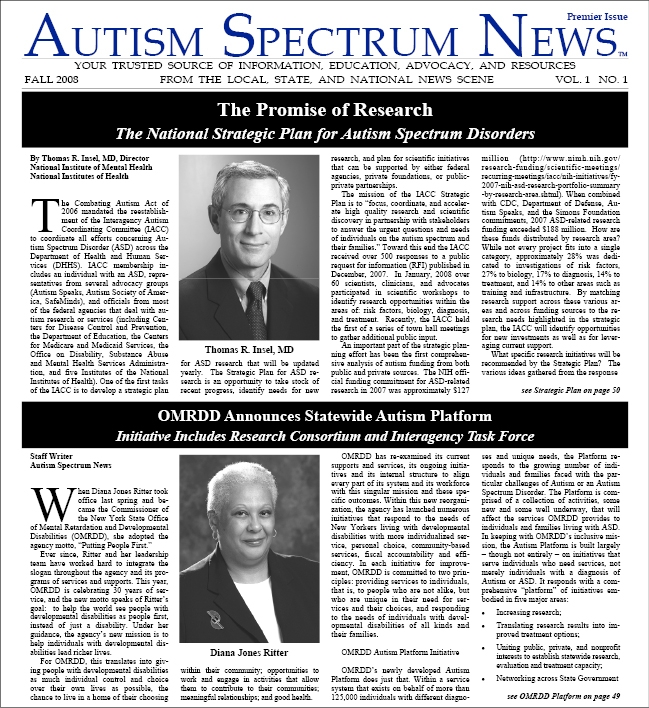 ASN Fall 2008 Premier Issue