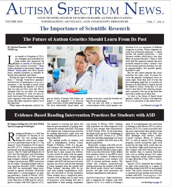 ASN Winter 2015 Issue