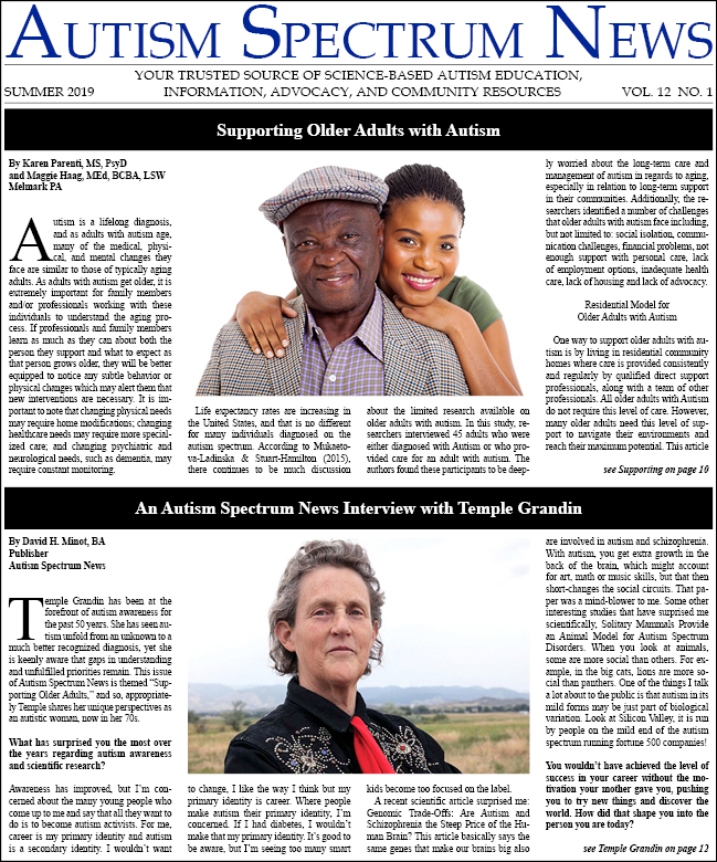 ASN Summer 2019 Issue Autism Spectrum News