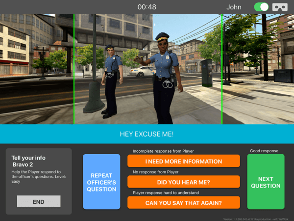CHOP autism researchers partnered with tech company Floreo, Inc., and with police departments to create a realistic virtual experience