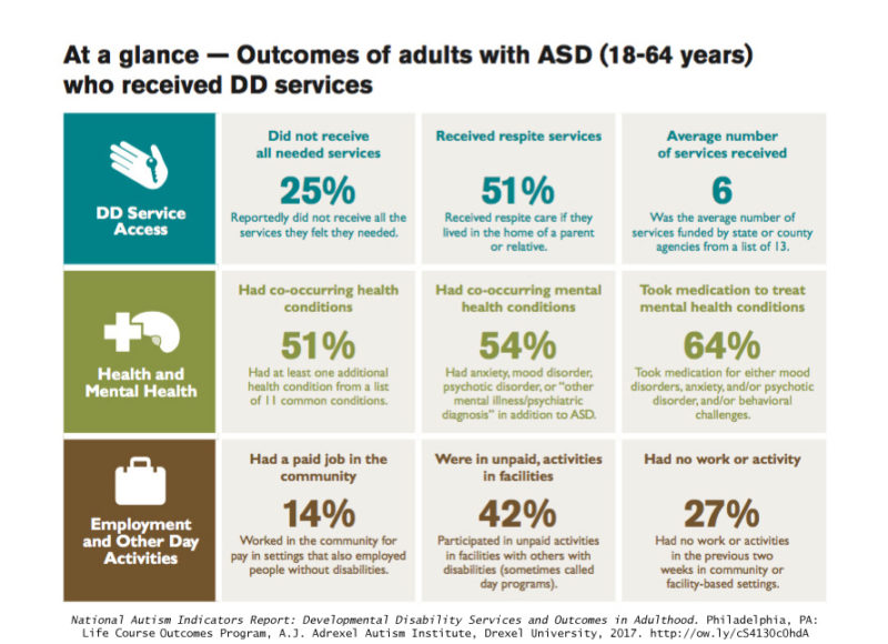 National Autism Indicators Report Chart