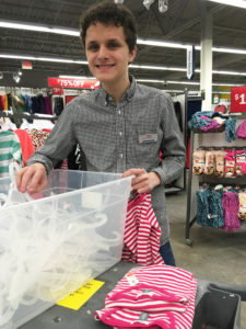 Michael J. received vocational training in retail apparel sorting, folding, and organization