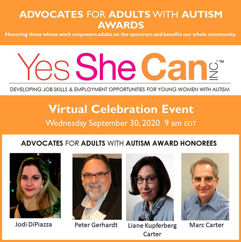 ADVOCATES FOR ADULTS WITH AUTISM AWARDS