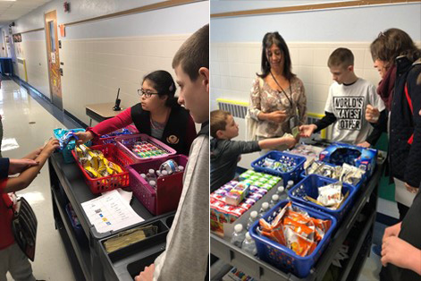 Middle School snack sale