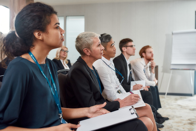 Educators in a training session at school